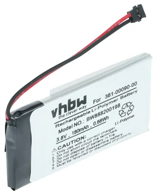 Produktbild von vhbw Akku kompatibel mit Garmin Vivoactive HR Smartwatch Uhr Fitnessarmband (180 mAh, 3,7 V, Li-Polymer)