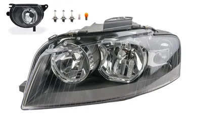 Obrázok produktu pre Johns, Halogénové svetlomety vhodné pre Audi A3 8P 05/03-07/08 H7 H7 Li.+mlha+svetlo 8P0941003K 8P0941003A 8P0941699A