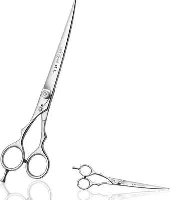 Obrázok produktu pre 20 cm nožnice na psov, biele s bodkami