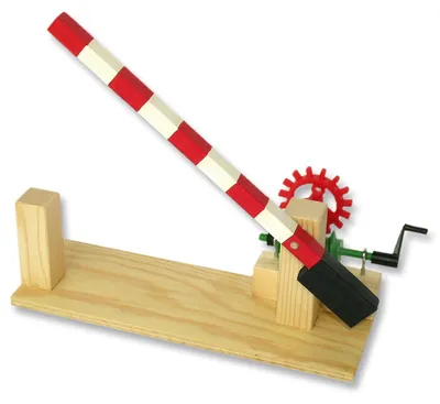 Immagine prodotto di fiammiferi21 passaggio a livello segnale ferroviario kit in legno per bambini set artigianale gioco educativo da 9 anni