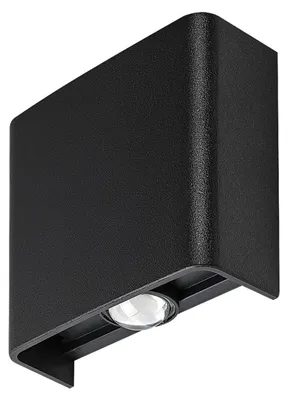 Produktbild von Rabalux Schwarze LED-Fassadenleuchte Portel 2W, IP65, CCT 77191