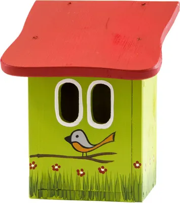 Produktbild von Nistkasten für Rotschwänzchen aus Holz, Nisthaus