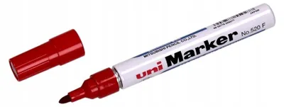 Obrázek produktu pro UNI 520 Fixa permanentní červená