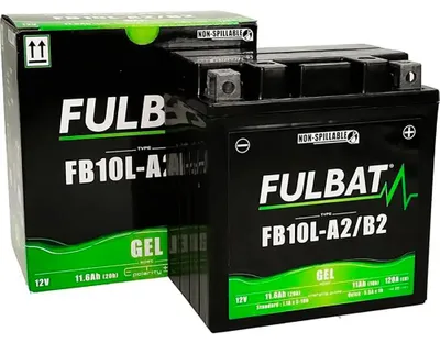 Produktbild von Fulbat Fb10l-a2/b2 Gelbatterie Durchsichtig  Durchsichtig One Size