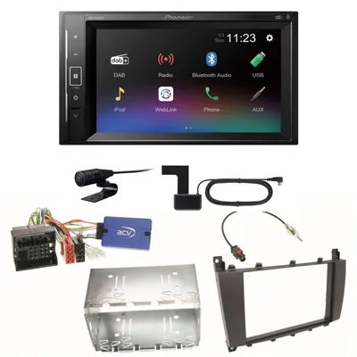 Produktbild von Pioneer DMH-A240DAB Bluetooth MP3 USB DAB+ Einbauset für Mercedes G Klasse W463