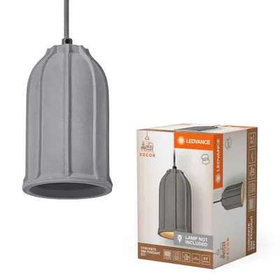 Produktbild von Ledvance Deckenleuchte Pendellampe Decor Concrete Sim Dunkelgrau E27