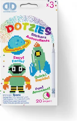 Produktbild von Dotzies by Diamond Dotz Sticker Weltraum