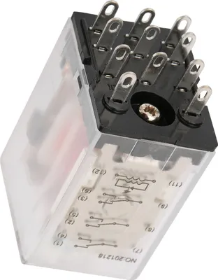Produktbild von 11-poliges Mini-Strom-Zwischenrelais Elektromagnetisches Relais 5A AC220V