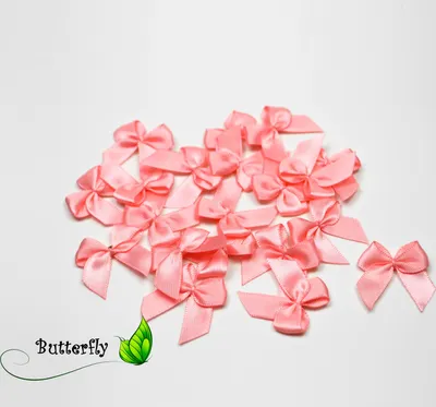 Produktbild von Satinschleifen 25mm, 20 Stück, Farbe:hell rosa 150
