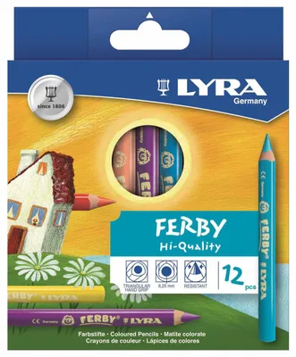 Produktbild von Lyra Ferby Buntstifte Set Farben 12 stk