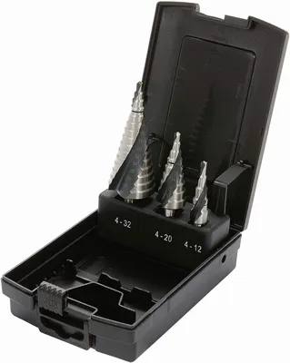 Produktbild von HSS Titan TIN TiALN Stufenbohrer Set 3-teilig