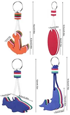 Schwimmende Schlüsselanhänger Set - 6 Stück Schwimmzubehör für Boot und Kajak