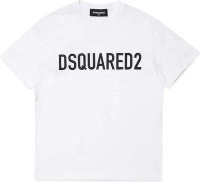 Produktbild von Dsquared2 Kids Dq1832 Kurzarm-t-shirt Weiß 10 Years Weiß 10 Years