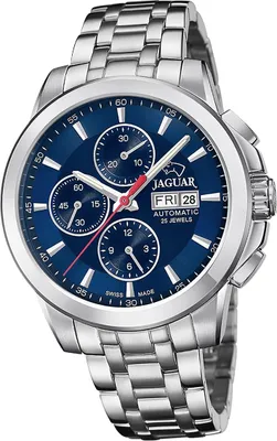 Image de Jaguar en acier inoxydable Montre homme Chronographe élégant de luxe argenté Le Chronographe D2UJ978/6