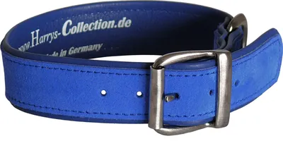 Produktbild von Hundehalsband aus feinstem Leder in vielen Farben von 28-48 cm