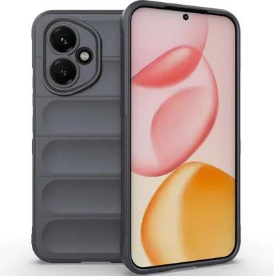 Immagine prodotto di Custodia per Honor 40 Custodia protettiva in silicone TPU morbido antiurto Grigio scuro