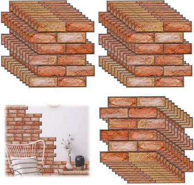 Produktbild von 30 selbstklebende Kunststoffwände, 30 x 30 cm PVC-Modul, wasserdicht, für Innen- und Außenbereiche, Büroinrichtung und Dekoration