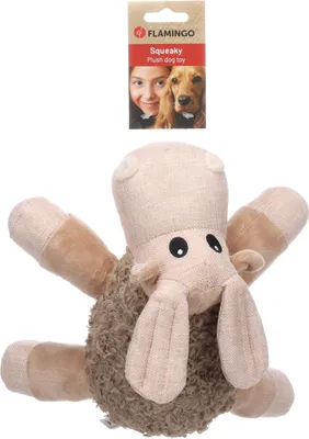 Image de Jouet pour chien Flamingo Kopya Mouton beige, dimensions : 27,5 x 25,5 x 19 cm