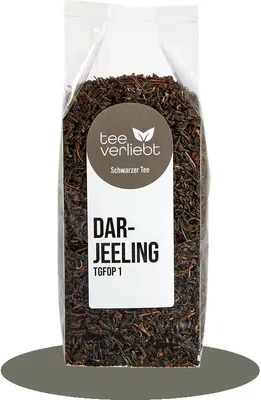 Produktbild von teeverliebt - Darjeeling Schwarztee | 200g