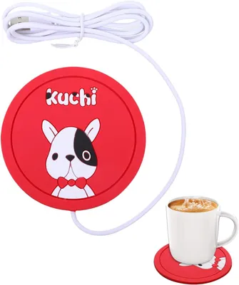 Produktbild von Kaffeetassenwärmer, elektrische Tassenwärmermatte, USB-Tassenwärmer, Kaffeewärmer, Tassenwärmer, für die Winterzeit, geeignet für Tee, Kaffee und Milch