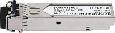 Immagine prodotto di Modulo ricetrasmettitore di rete BlueOptics SDH155-SFP-SX-MM1310 Fibra ottica 155 Mbit/s 1310 nm (SDH155-SFP-SX-MM1310-BO)