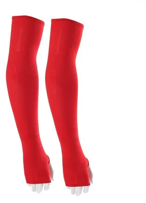 Immagine prodotto di Maniche protettive unisex con protezione UV, effetto rinfrescante, lunghezza 53 cm, colore rosso