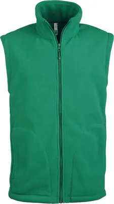 Produktbild von Kariban Herren Fleece Jacke Weste Bodywarmer Übergangsjacke, Größe:2XL, Farbe:Kelly Green