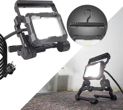 Produktbild von LED Arbeitsstrahler 20W 2200 Lumen 5000K IP65 dimmbar mit Haken 3m Zuleitungskabel