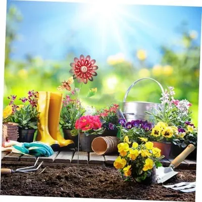 Produktbild von Dekorativer, leuchtender Gartenstecker aus Eisen für den Rasen und den Garten