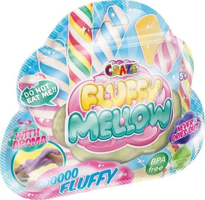 Produktbild von Craze Spielmasse 10g, samtig weich, nicht glitschig, 4 Farben, BPA- & glutenfrei, Zipbag