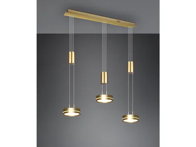 Produktbild von TRIO LED-Pendell.FRANKLIN 3x9W 3x1050lm 3000K Messing