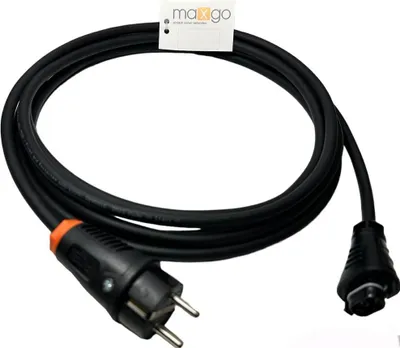Produktbild von Solar Kabel AC- Stromkabel Verlängerungskabel H07RN-F 3G1,5mm² HMS-Feldstecker auf Schuko-Stecker Für Hoymiles Mikro-Wechselrichter 3-30m, Größe:30m