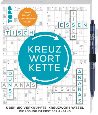 Produktbild von Die Kreuzwortkette - 150 verknüpfte Kreuzworträtsel: Die Lösung ist erst der Anfang