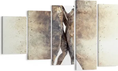 Produktbild von Bild auf Leinwand - Leinwandbild - Staub eine Frau ein Mann der Liebe - 100x60cm - Wand Bild - Wanddeko - Leinwanddruck - Bilder - Kunstdruck - Leinwand bilder - Wandkunst - EG100x60-3102