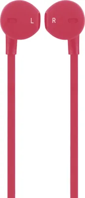 Produktbild von BigBen, Kopfhörer Klinke 3.5mm Flachkabel Mikrofon & 3 Tasten, Rosa