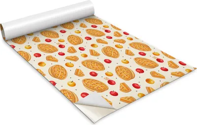 Produktbild von Selbstklebende Möbelfolie - Dekorationsfolie - Tischmöbel - Zuschneidbar - Fruchtige Muffins - 100 x 50 cm