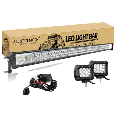 Image de Barre lumineuse à LED, haute luminosité 270W-675W, étanche IP67 , 50 pouces 648W de fil