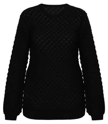 Produktbild von EVERA Damen Strickpullover - Schwarz, L