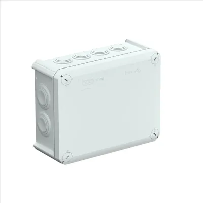 Obrázek produktu pro OBO BETTERMANN rozvodná skříňka T160 190x150x77 mm světle šedá (2007093)
