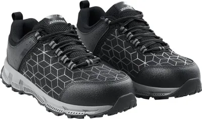 Immagine prodotto di Scarpe da uomo con punta in acciaio, numero 12, Scarpe da lavoro sportive, Scarpe da ginnastica nere, Comode, resistenti, Scarpe di sicurezza