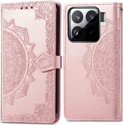 Produktbild von imoshion Mandala Klapphülle Xiaomi 15 - Rosé gold