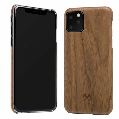 Produktbild von Woodcessories Slim, Cover, Apple, iPhone 11 Pro, 14,7 cm (5.8 Zoll), Walnuss