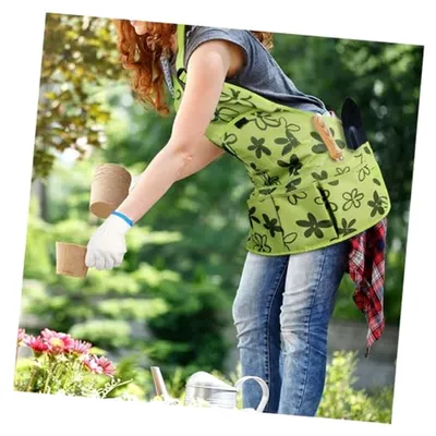 Produktbild von Gartenschürze aus Oxford-Stoff mit Taschen und verstellbarem Riemen