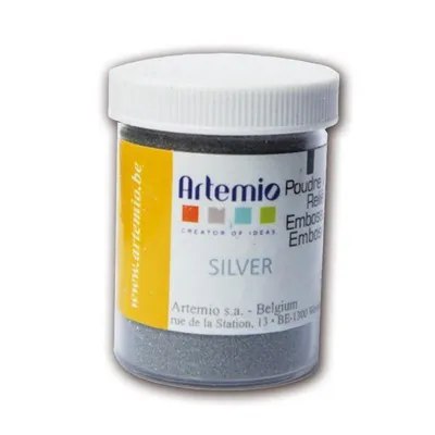 Produktbild von Bastelpulver-Silber