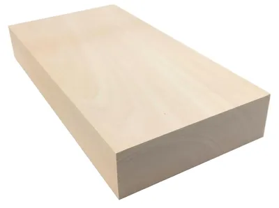 Produktbild von 1 Stück Lindenholz unbehandelt zum Schnitzen oder drechseln 30x15x4,5 cm