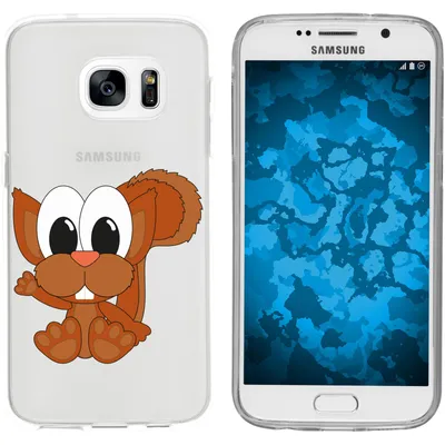 Produktbild von PhoneNatic Case kompatibel mit Samsung Galaxy S7 Silikon-Hülle Cutiemals M8