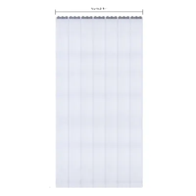Immagine prodotto di Tenda trasparente per porte, set di 7 pezzi, facile da installare, trasparente