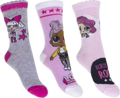 Image de Lol Suprise 3 paires de chaussettes - Maat 23/26