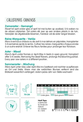 Produktbild von Sommeraster Mixed | Asternsamen von Hortitops