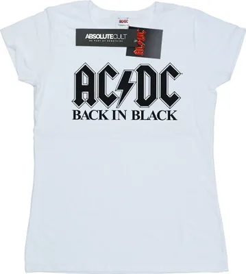 Produktbild von AC/DC - "Back In Black" T-Shirt für Damen BI4439 (S) (Weiß)